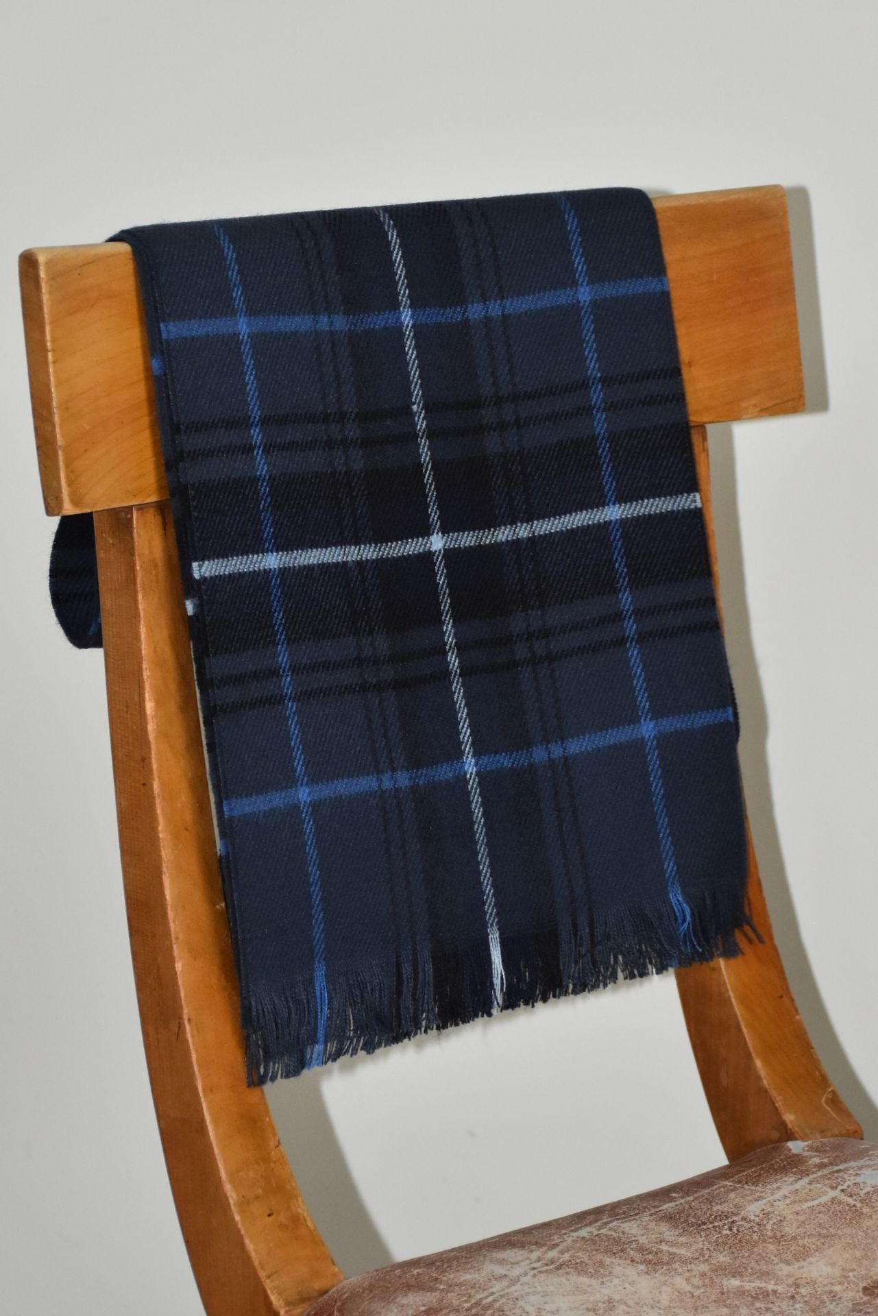 Echarpe Tartan Bleu Céleste - JAQK