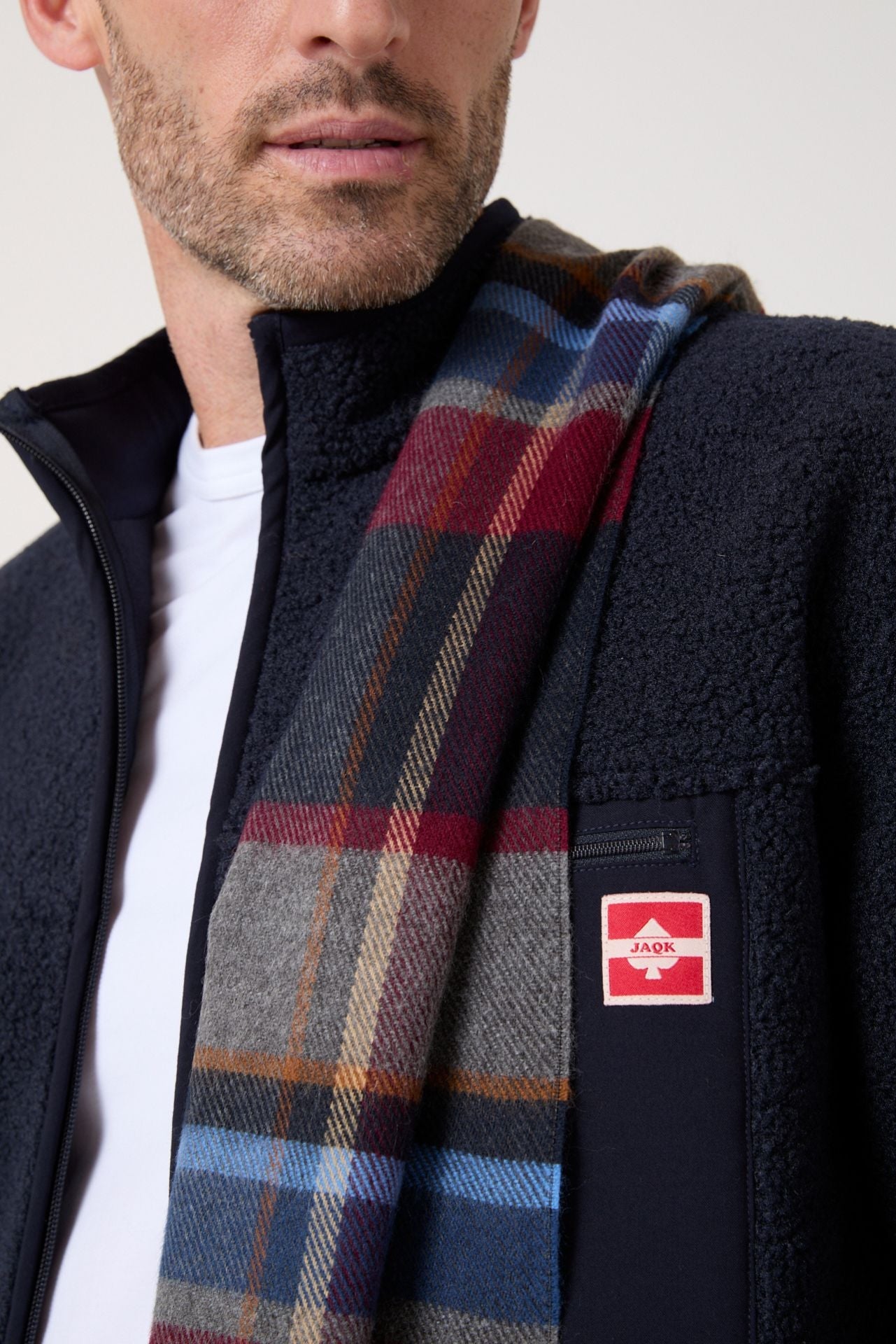 Echarpe Tartan Rouge - JAQK