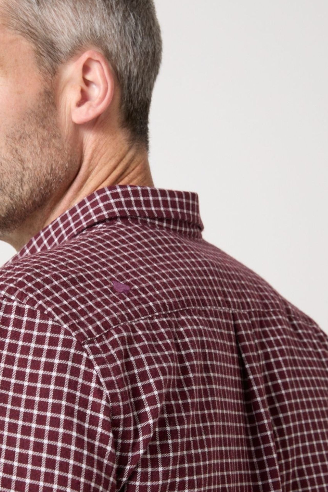 Chemise en flannelle Tournoi Field à carreaux rouge - JAQK