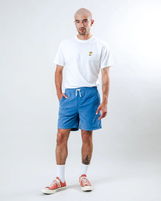 Short Baby cord Bleu en velours BRAVA