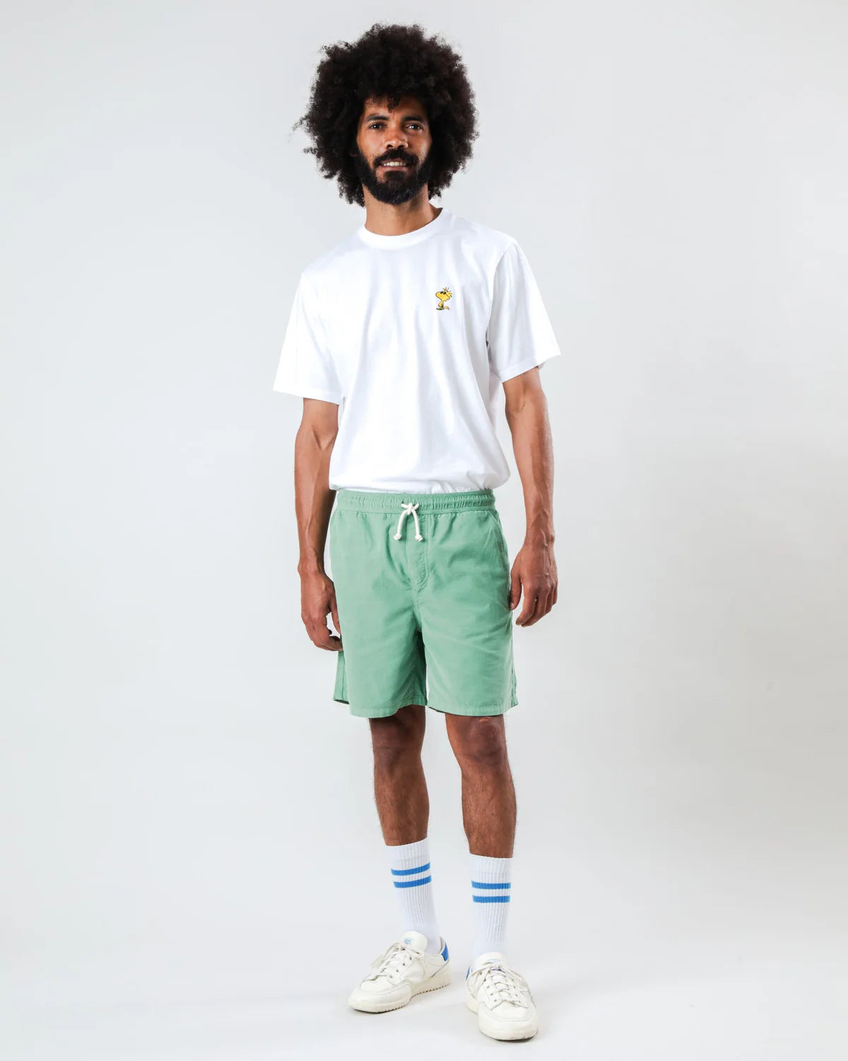 Short Baby Cord Vert en velours BRAVA