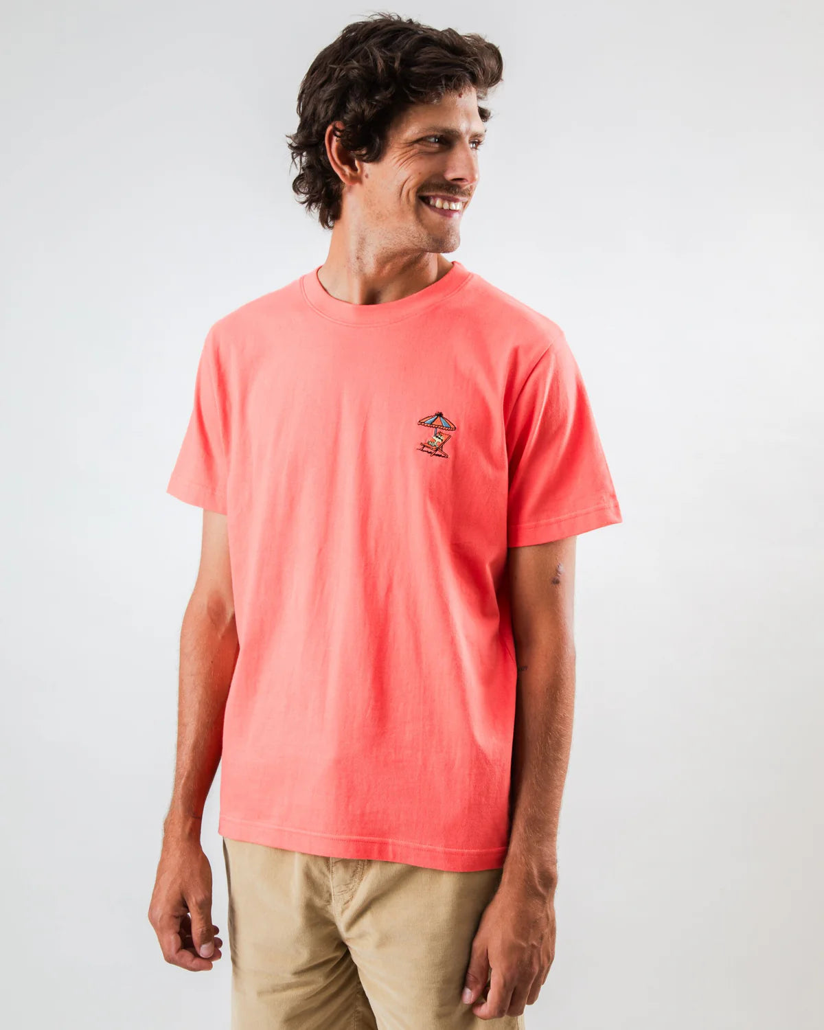 T-shirt Peanuts Tropical rouge Brava