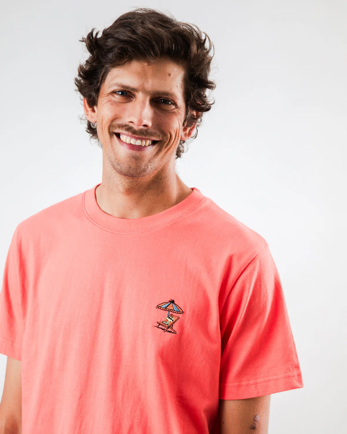 T-shirt Peanuts Tropical rouge Brava