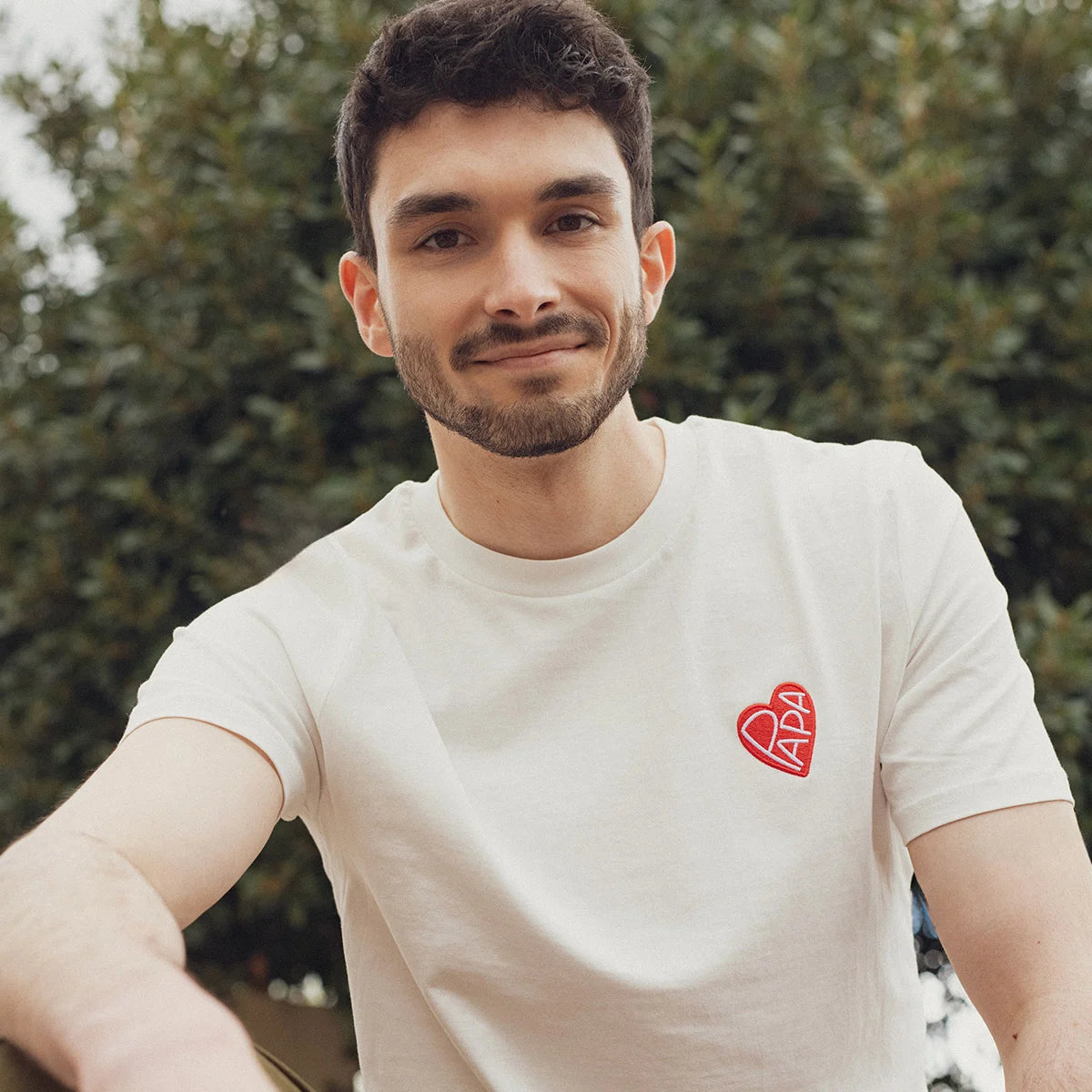 T-shirt Coeur rouge Papa Affaire de famille