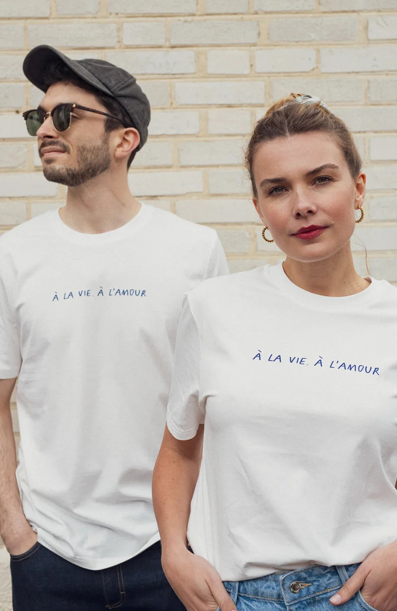 T-shirt Unisexe "A la vie, à l'amour" Affaire de famille