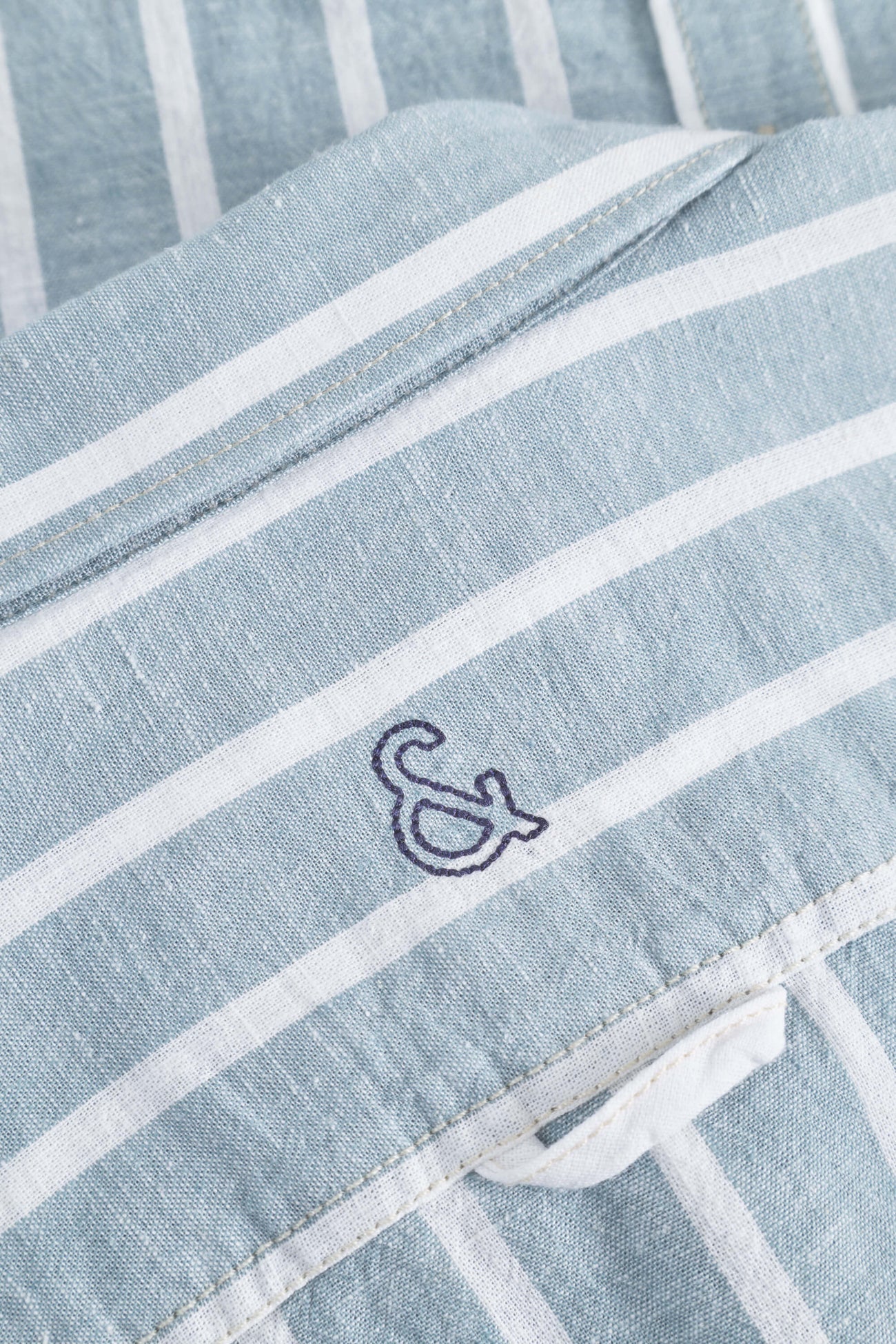 Chemise à rayures homme Denim Stripes – Colours and Sons – Coton & lin