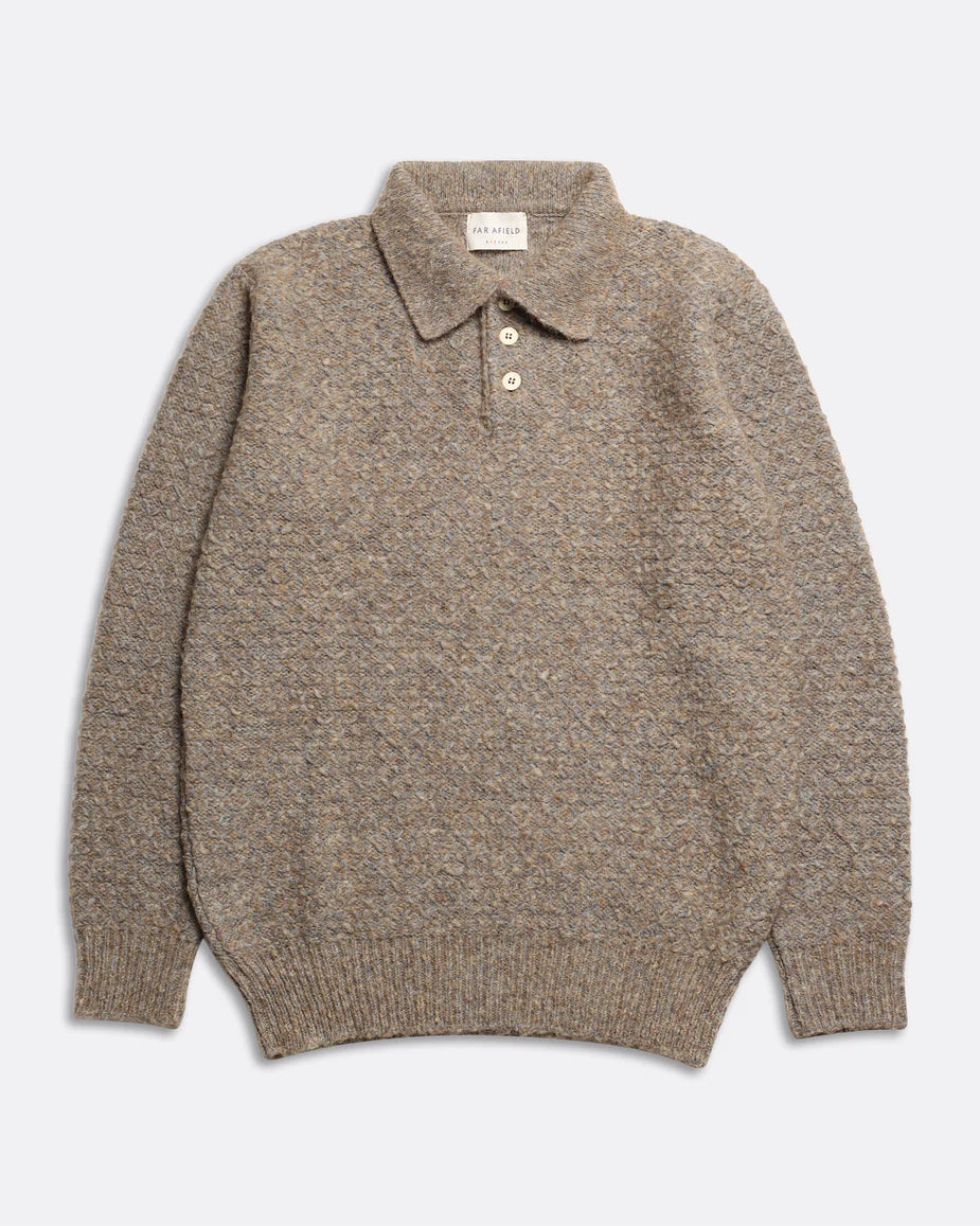 Pull en maille Kier Knitted Polo FAR AFIELD