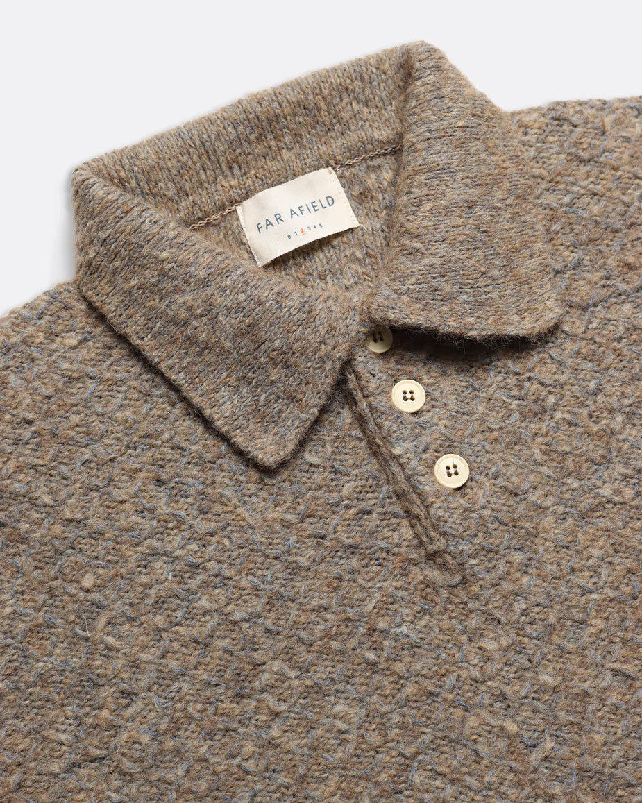 Pull en maille Kier Knitted Polo FAR AFIELD