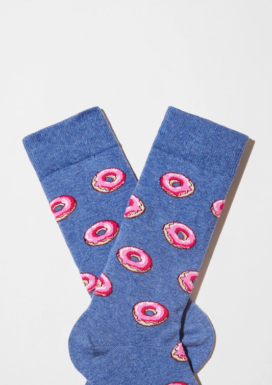 Chaussettes Donuts bleues - BeSocks
