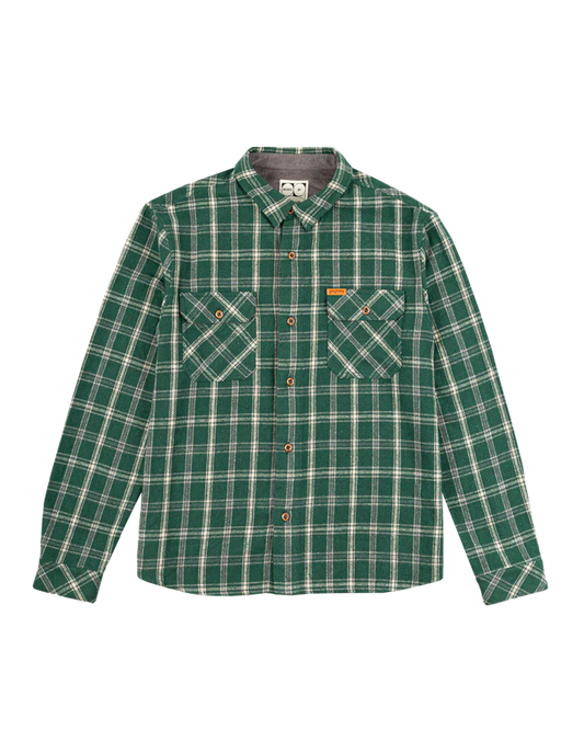Chemise Jambai en flannel verte - Ementa