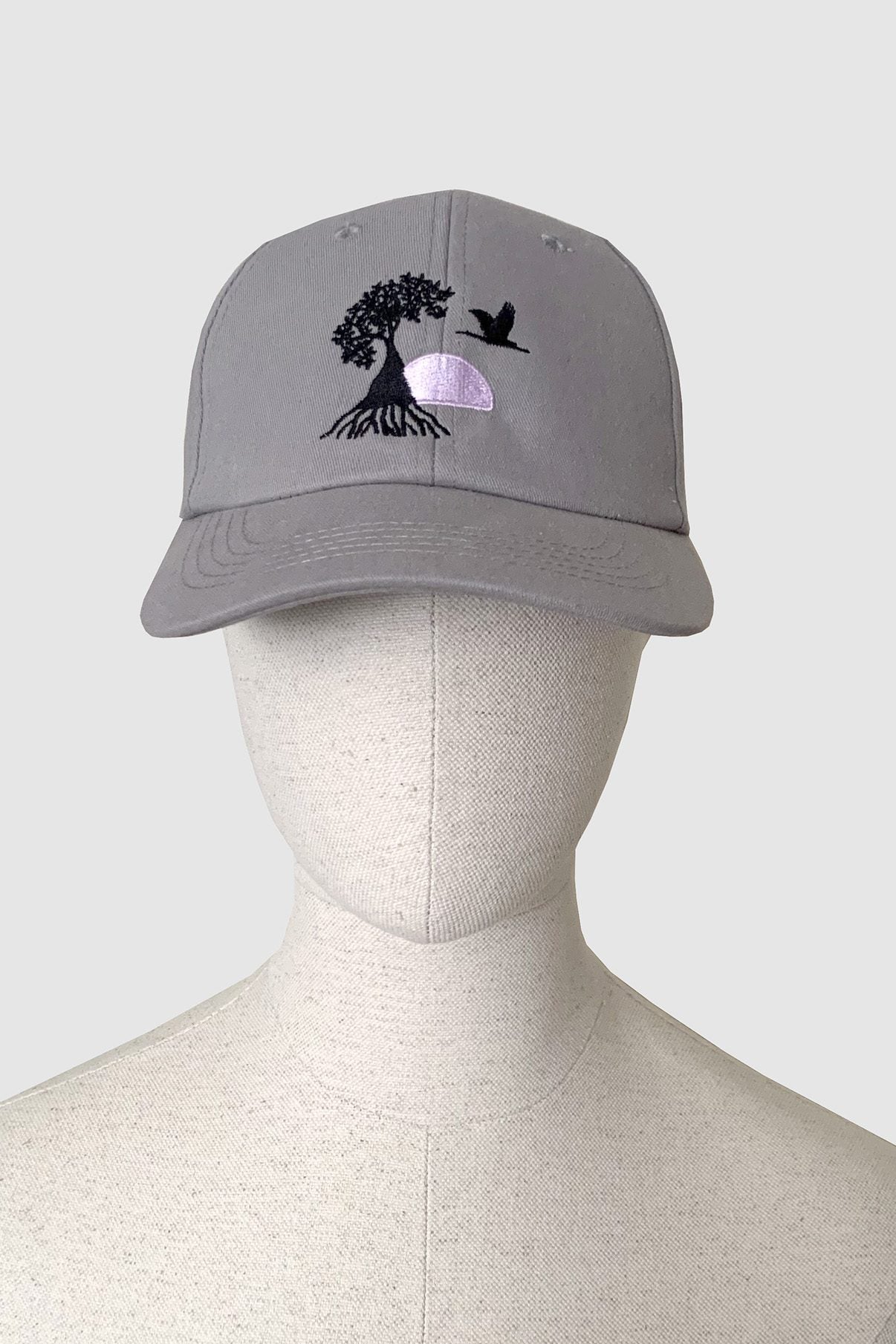 Casquette grise brodée - MANGROSE