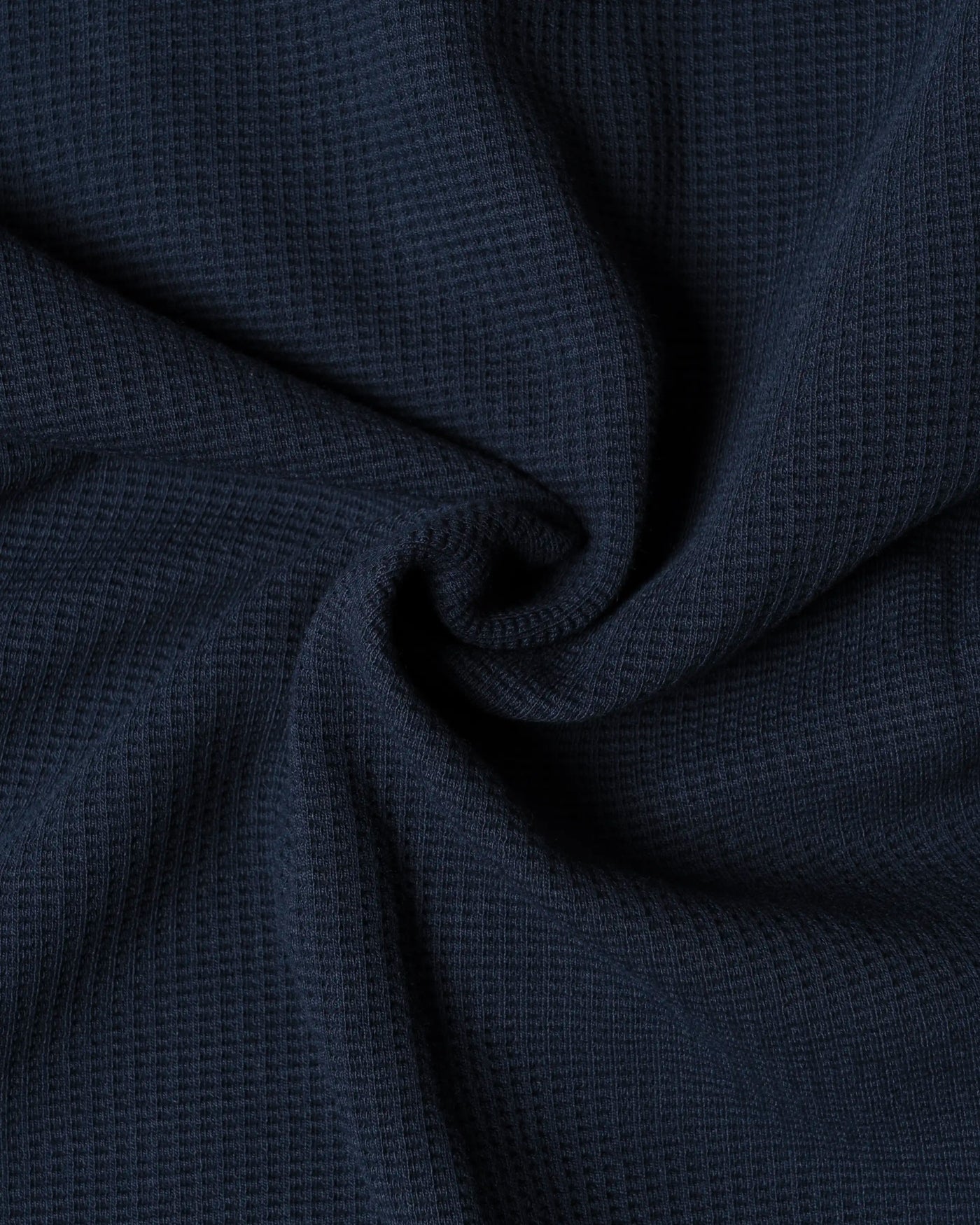 Polo en tricot Gaufré Bleu Marine - Ementa