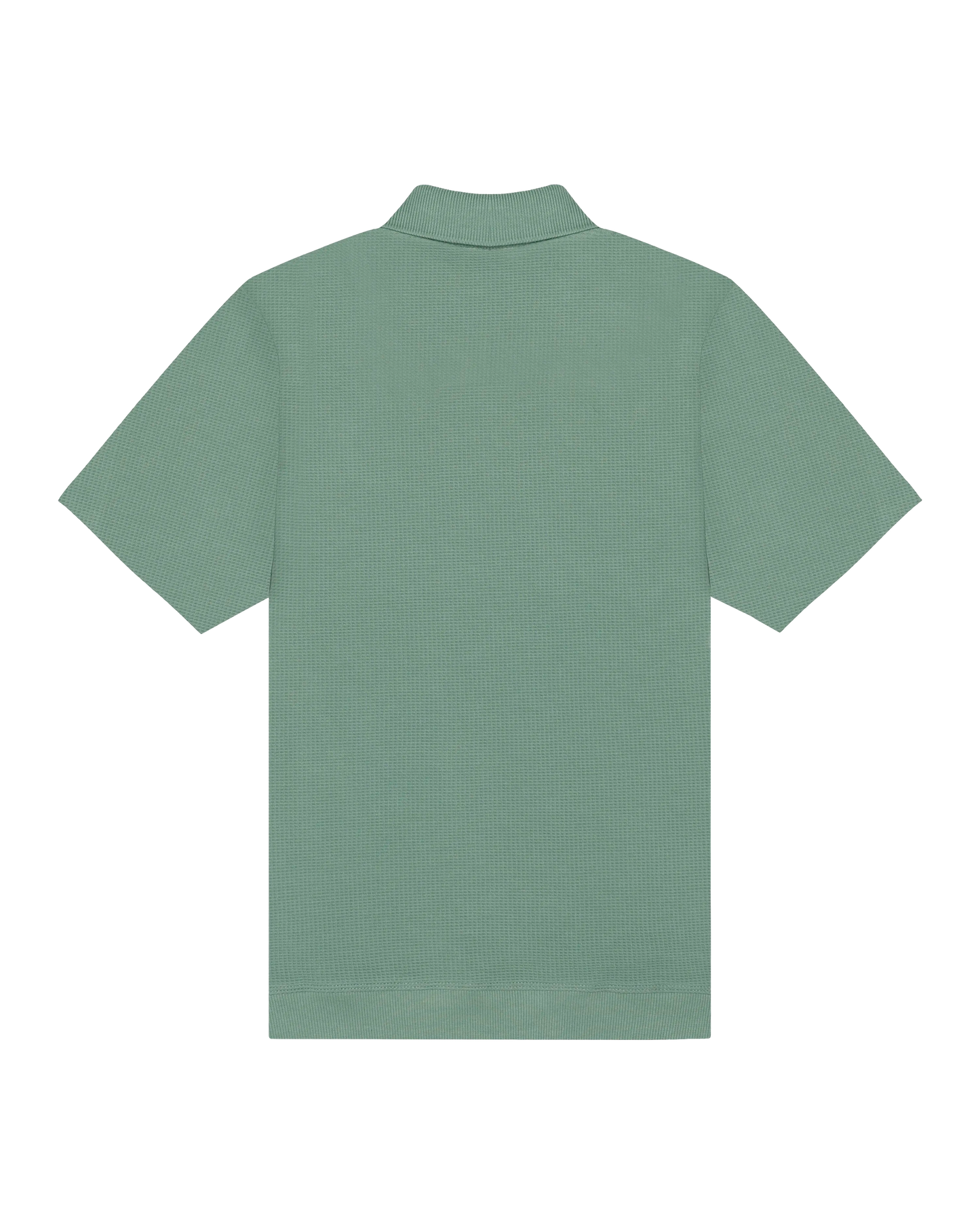 Polo Green en tricot Gaufré vert - Ementa