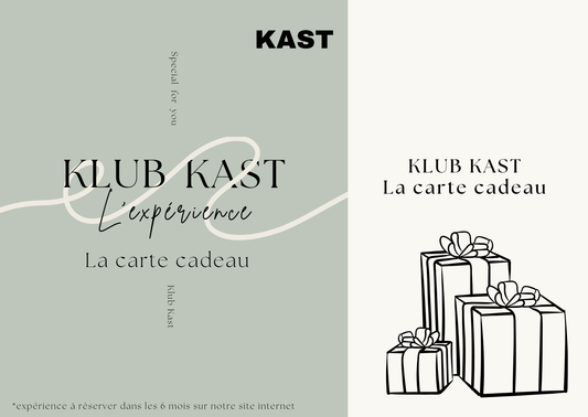 La carte cadeau - KLUB KAST à offrir