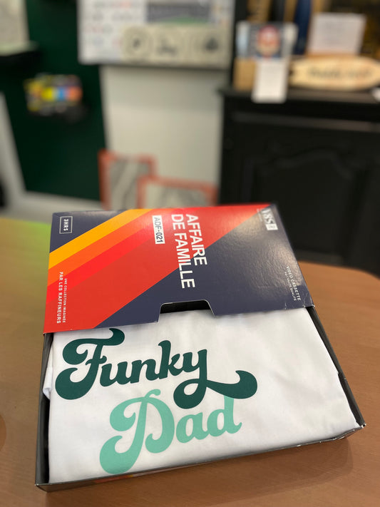 T-shirt Funky Dad - Vert