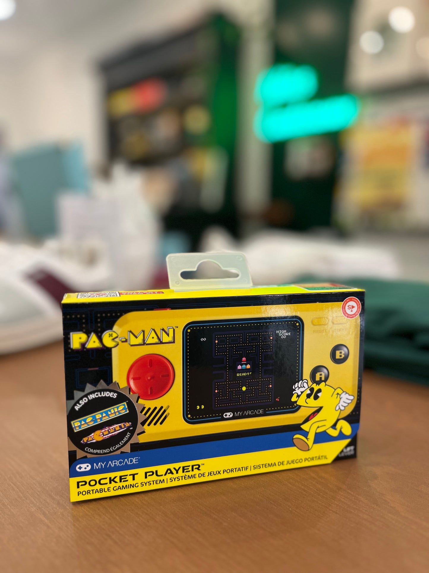 Console de poche arcade Pacman