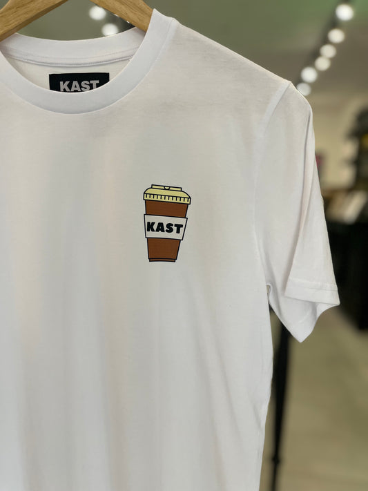 T-shirt Blanc Café KAST