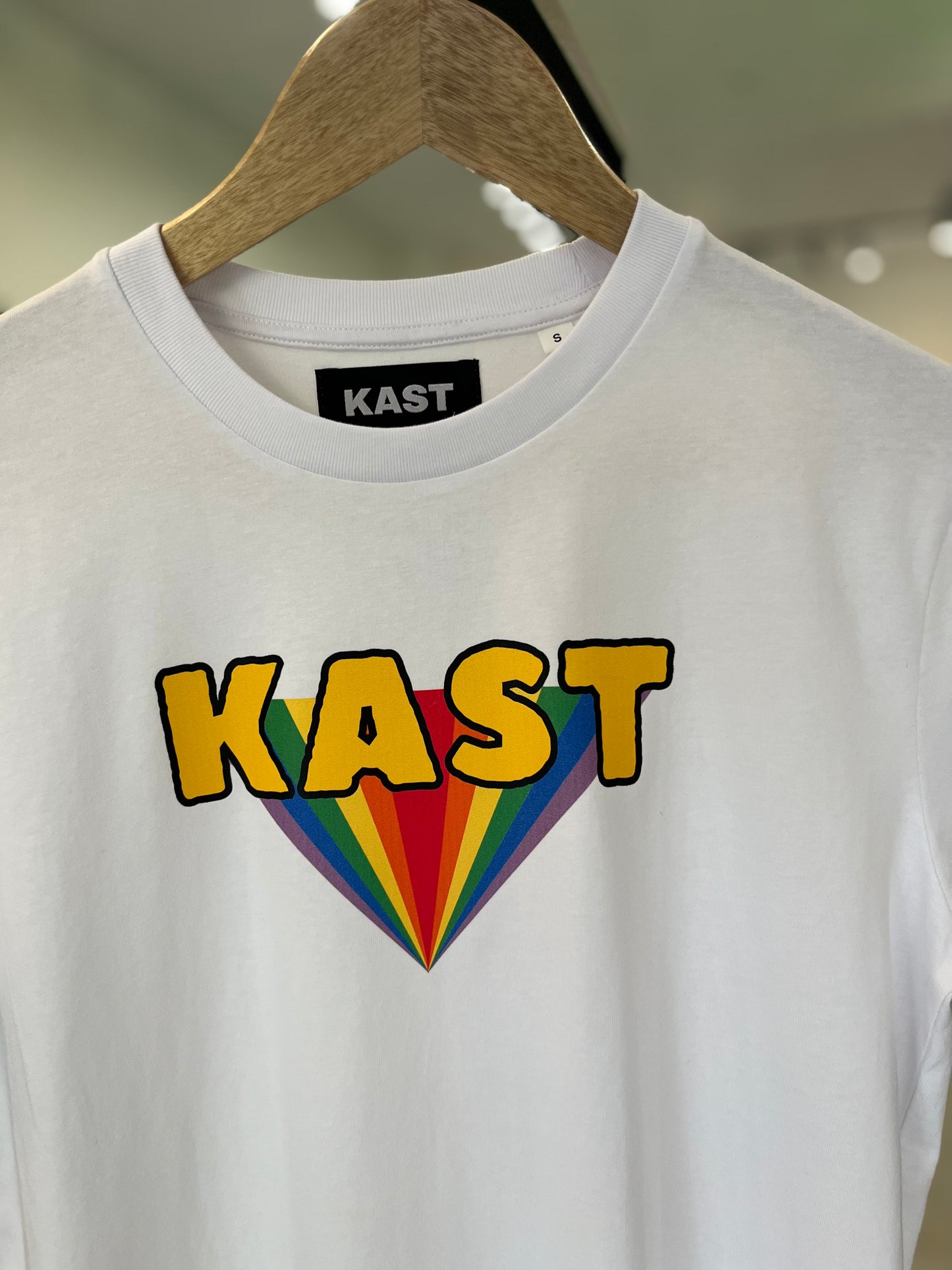 T-shirt Blanc Rainbow Kast