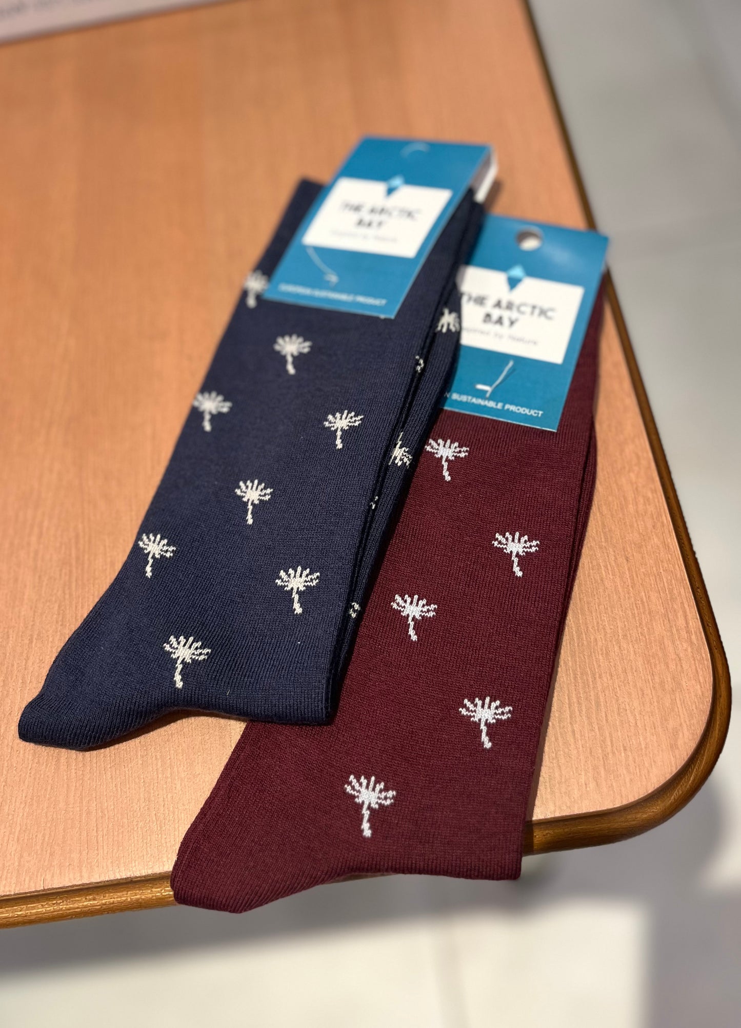 Chaussettes Bleu / Bordeaux The Arctic Bay