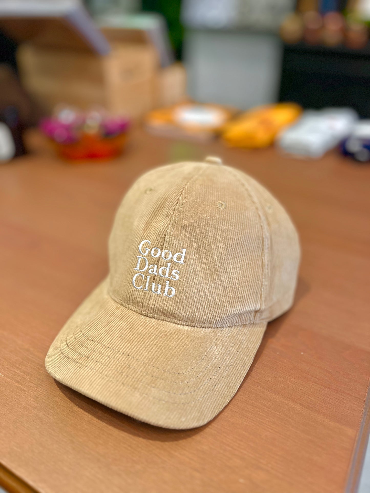 Casquette en velours côtelé Good Dads Club Beige FAR AFIELD