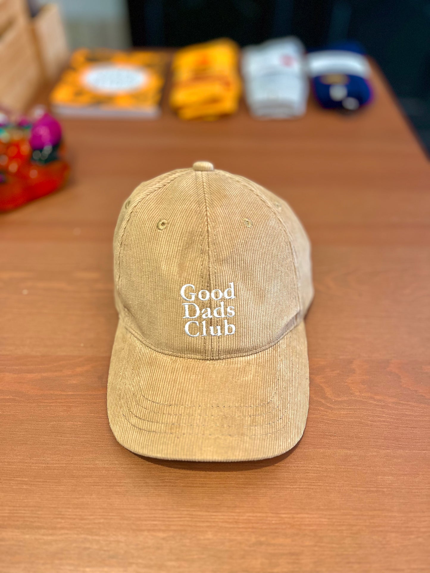 Casquette en velours côtelé Good Dads Club Beige FAR AFIELD