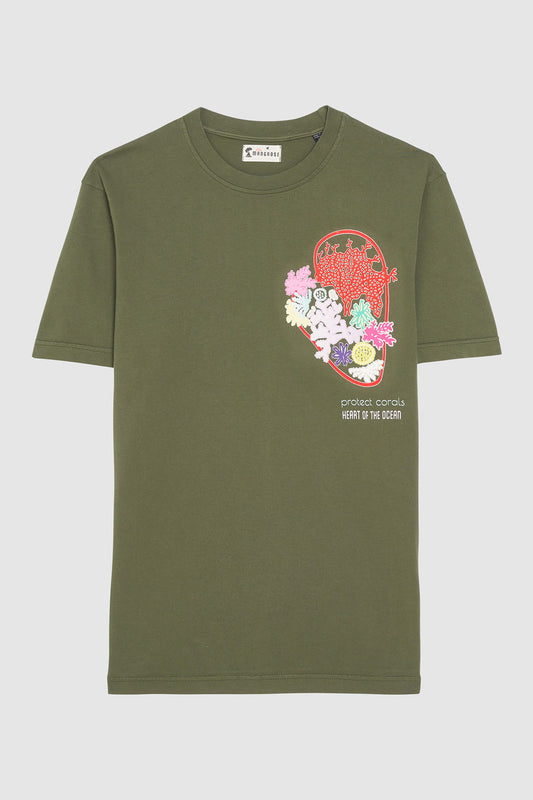 T-shirt Heart Of The Ocean Kaki Mangrose