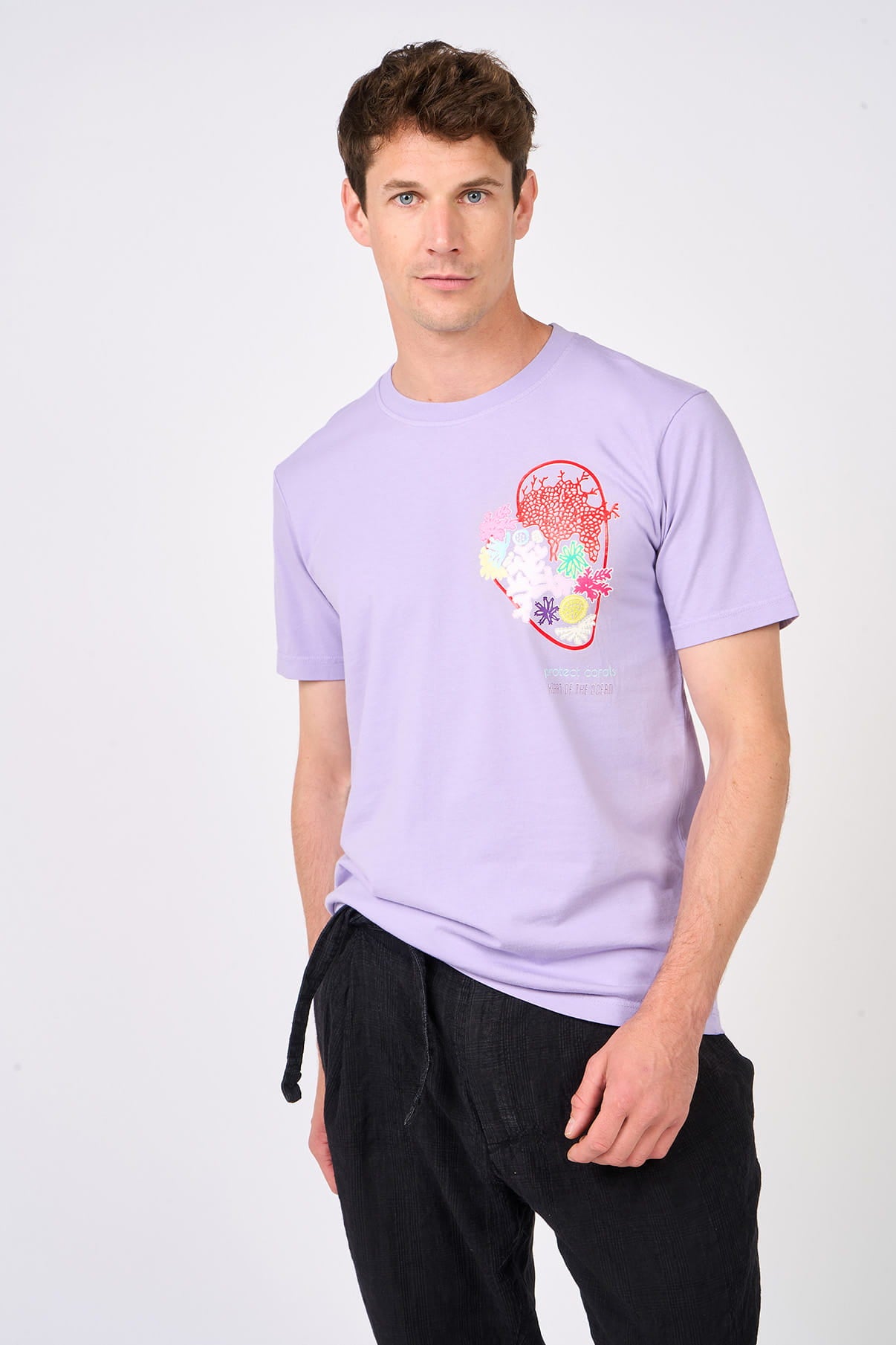 T-shirt Heart Of The Ocean Lila MANGROSE