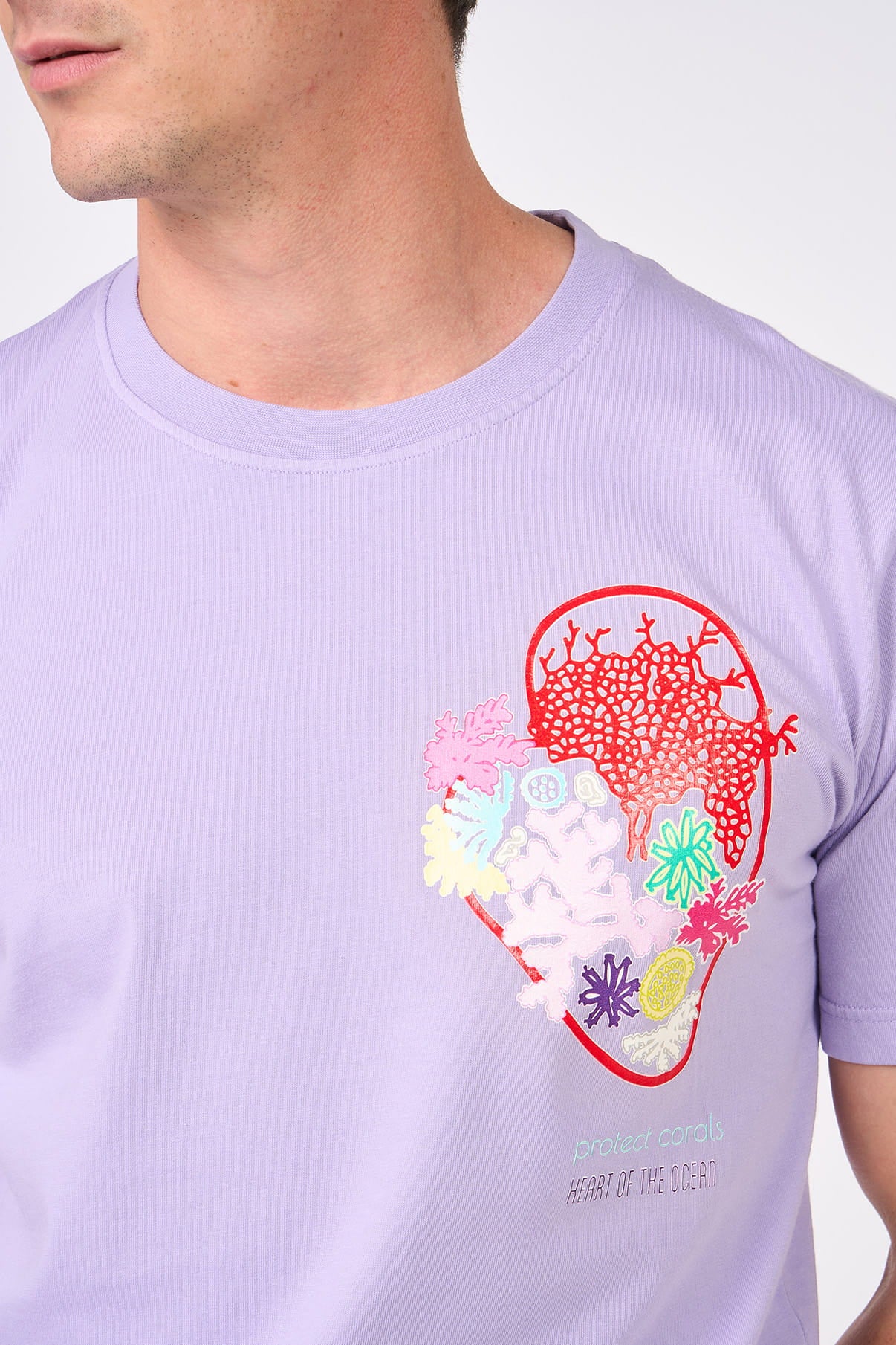 T-shirt Heart Of The Ocean Lila MANGROSE