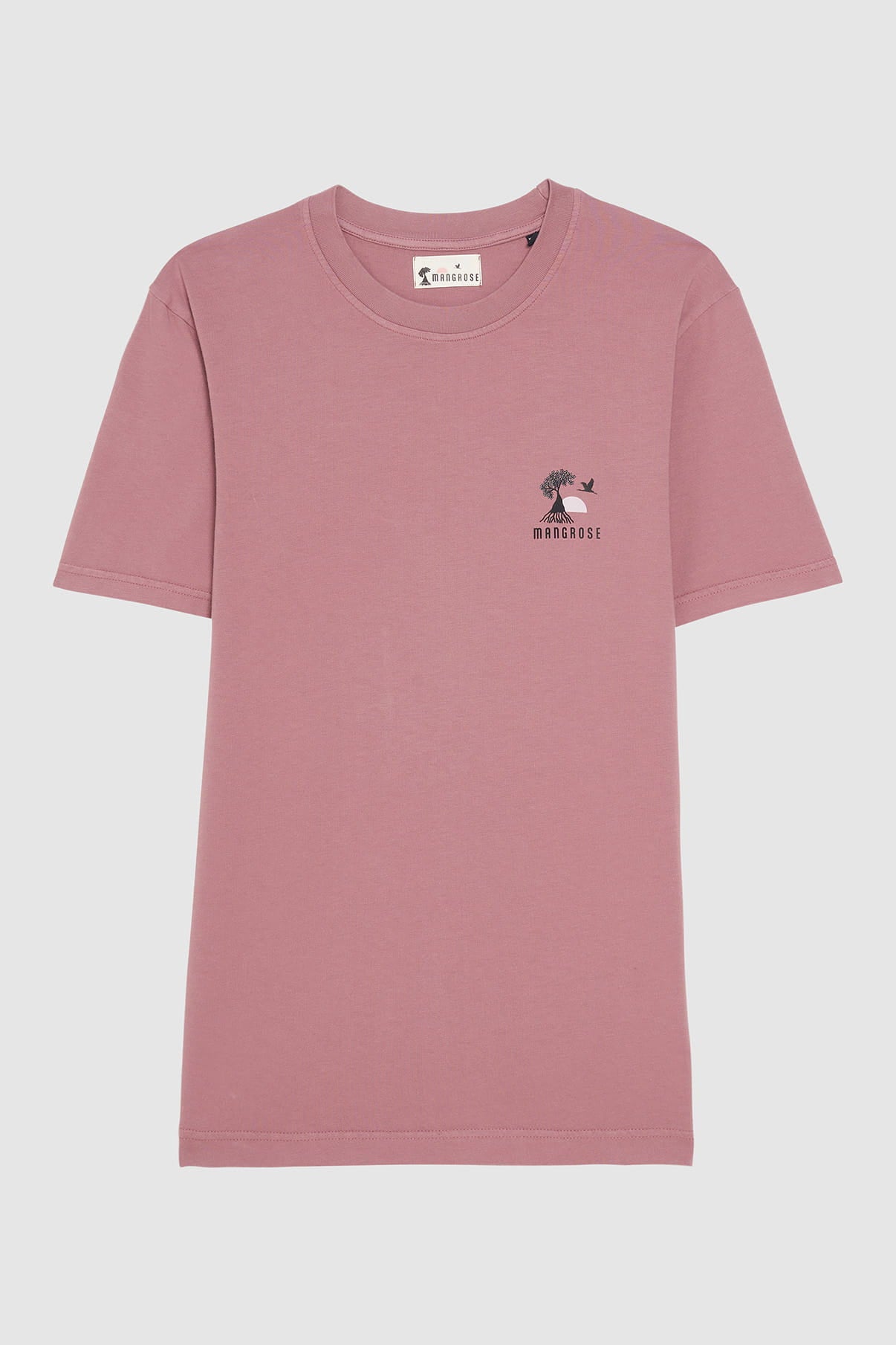 T-shirt vieux rose Logo - Mangrose