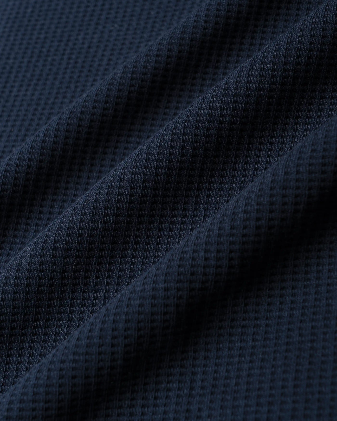 Polo en tricot Gaufré Bleu Marine - Ementa