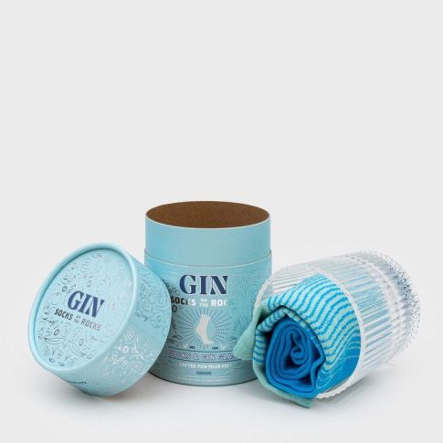 Coffret Gin On The Rocks: Verre + Chaussettes