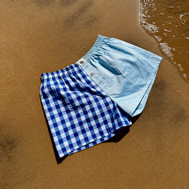 Caleçon Vichy & Ciel Caro - Nu(e)