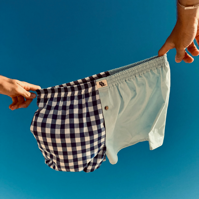 Caleçon Vichy & Ciel Caro - Nu(e)