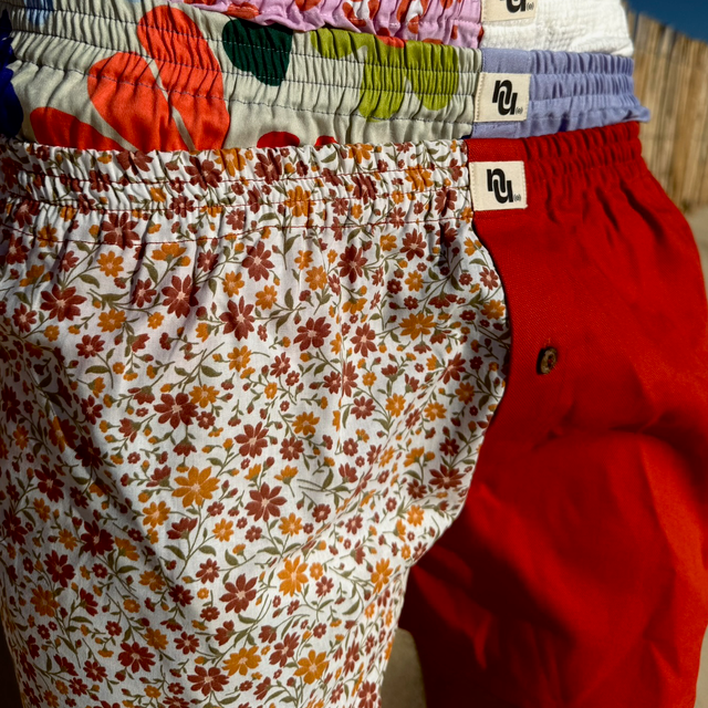 Caleçon Fleurs des Champs & Orange Fleur - Nu(e)