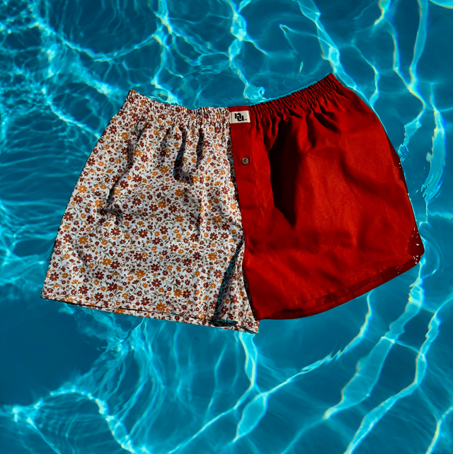 Caleçon Fleurs des Champs & Orange Fleur - Nu(e)