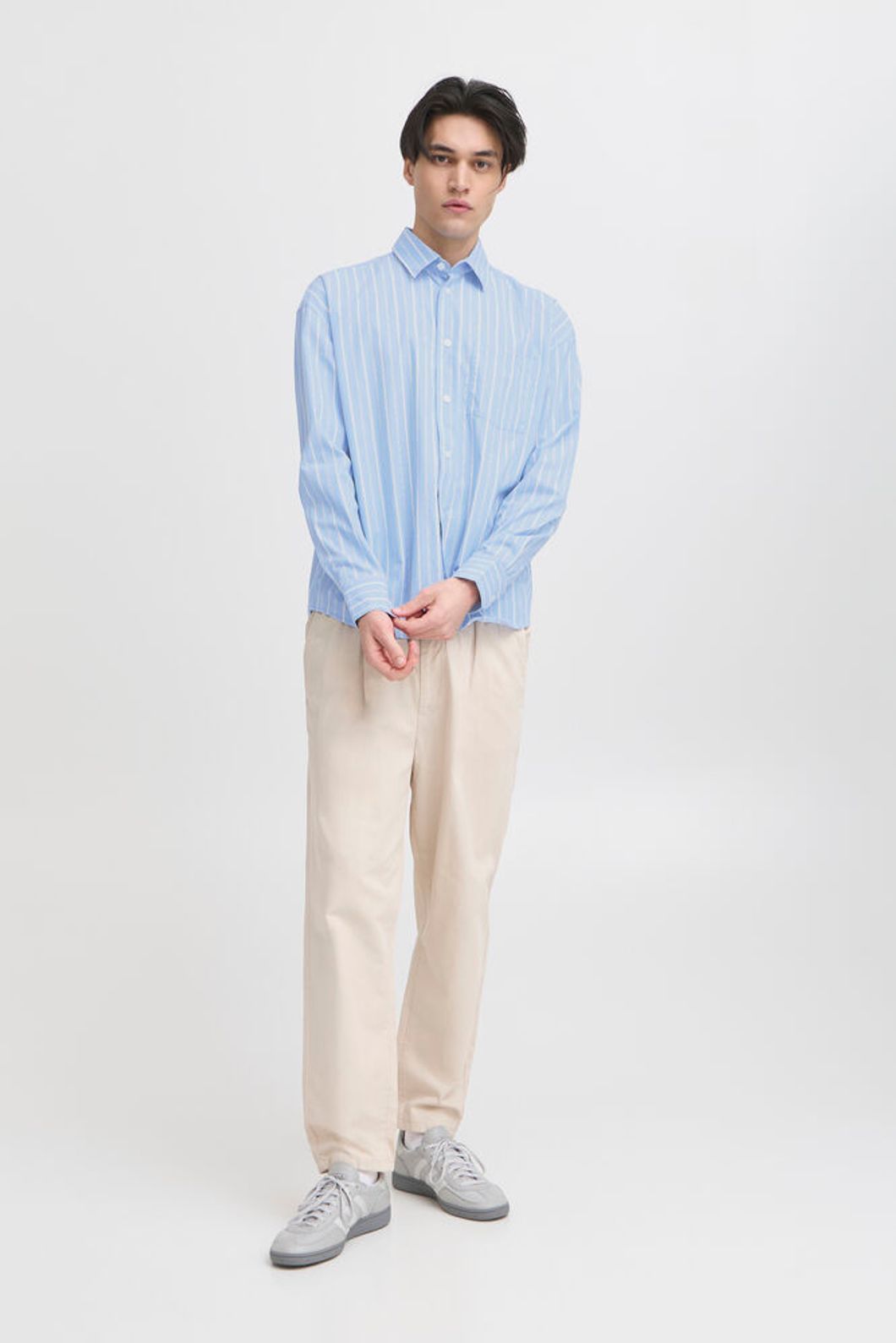 Chemise Relaxed bleue à rayures - Casual Friday