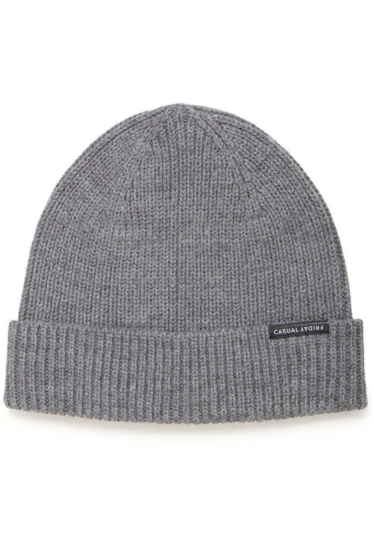 Bonnet côtelé gris - Casual Friday
