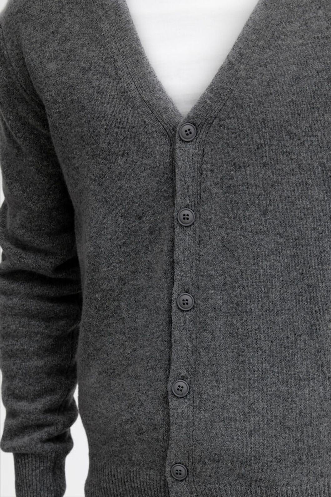Cardigan gris en laine - Casual Friday