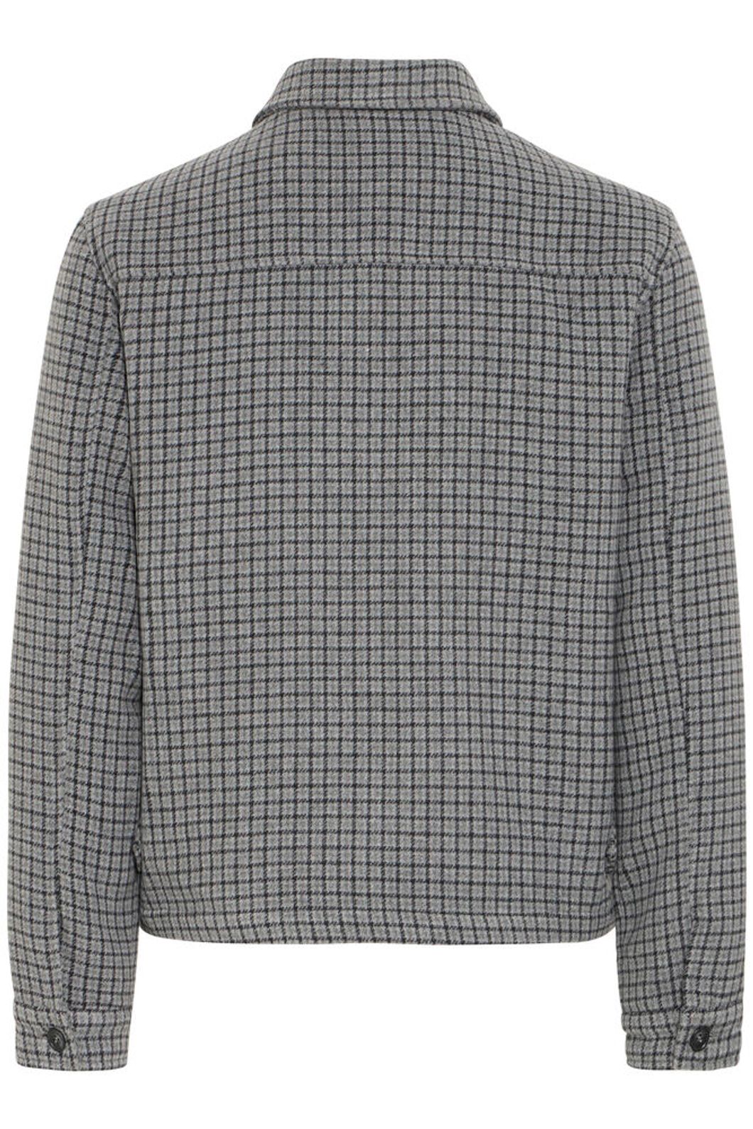 Veste grise à carreaux - Casual Friday