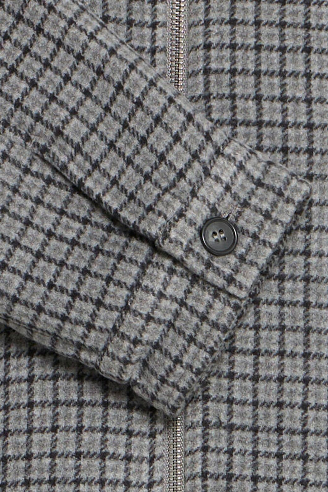 Veste grise à carreaux - Casual Friday