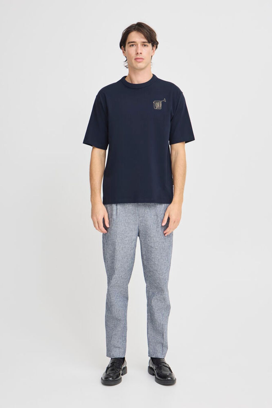 T-shirt Boite de sardines Bleu marine - Casual Friday