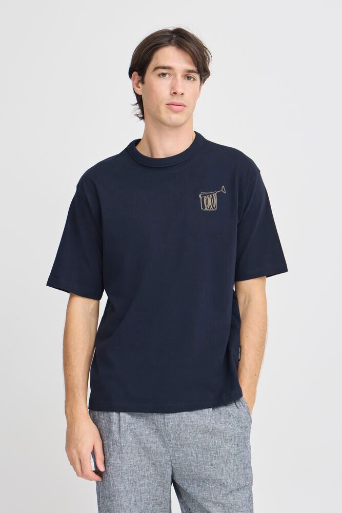 T-shirt Boite de sardines Bleu marine - Casual Friday