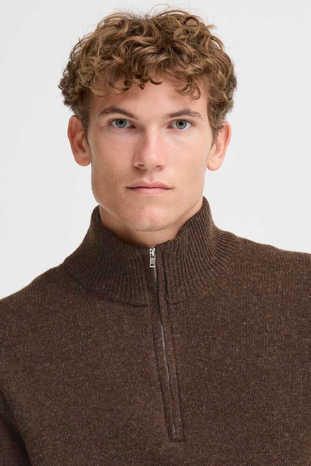 Pull col camionneur Marron - Casual Friday