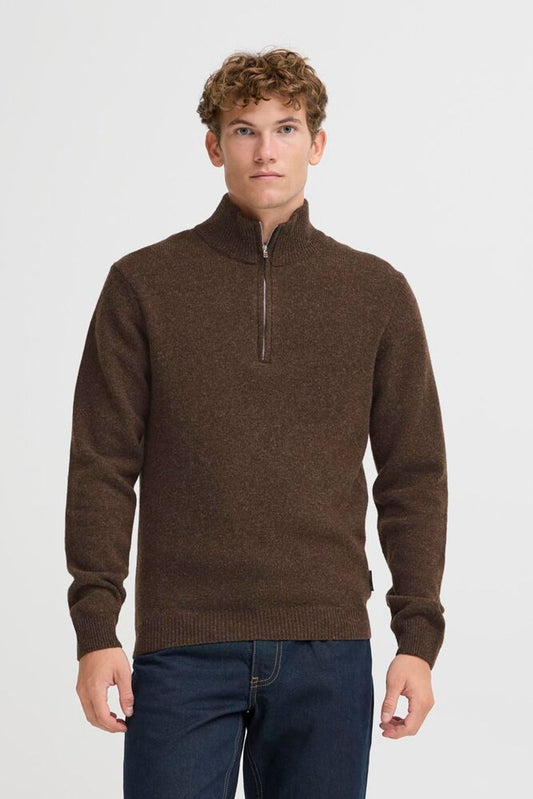 Pull col camionneur Marron - Casual Friday