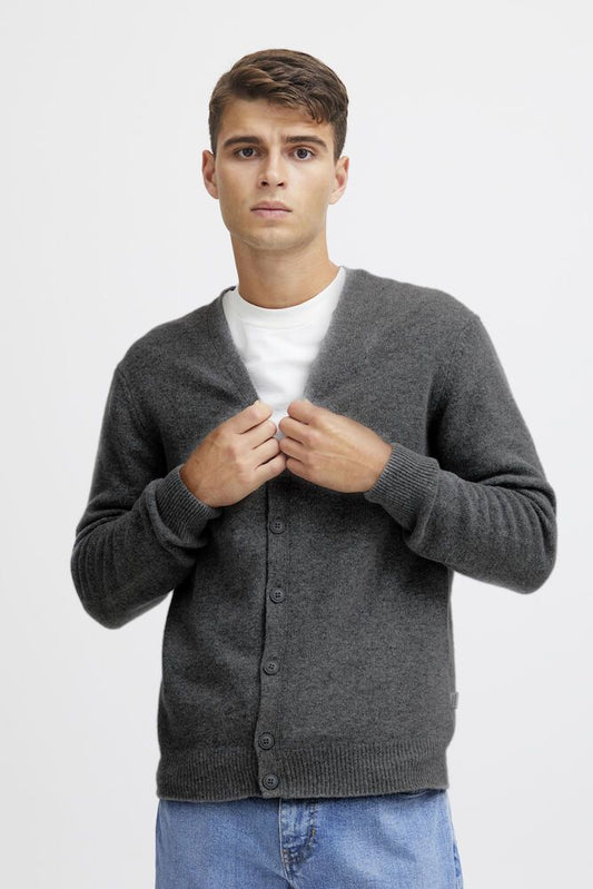 Cardigan gris en laine - Casual Friday