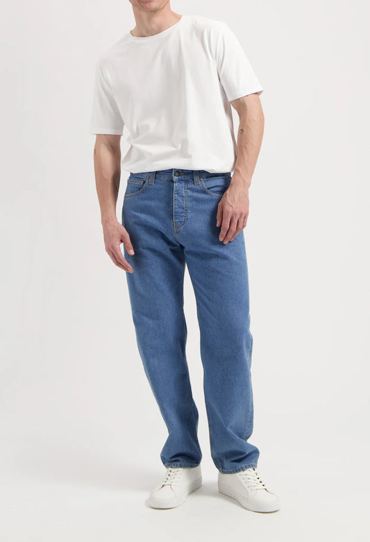 Jean Alex Mid Loose Light stone - Mud Jeans