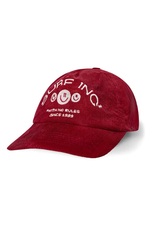 Casquette en velours côtelé No rules cord cap - Surf Inc