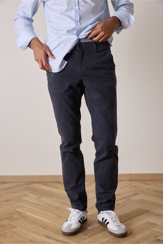 Pantalon Chino Joe Bleu Marine JAQK