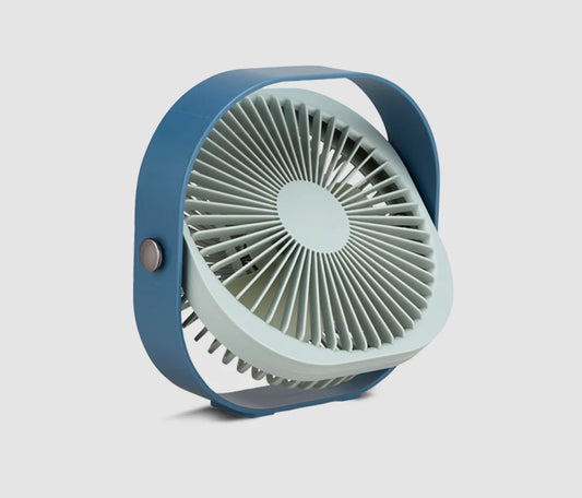 Ventilateur sans fil bleu