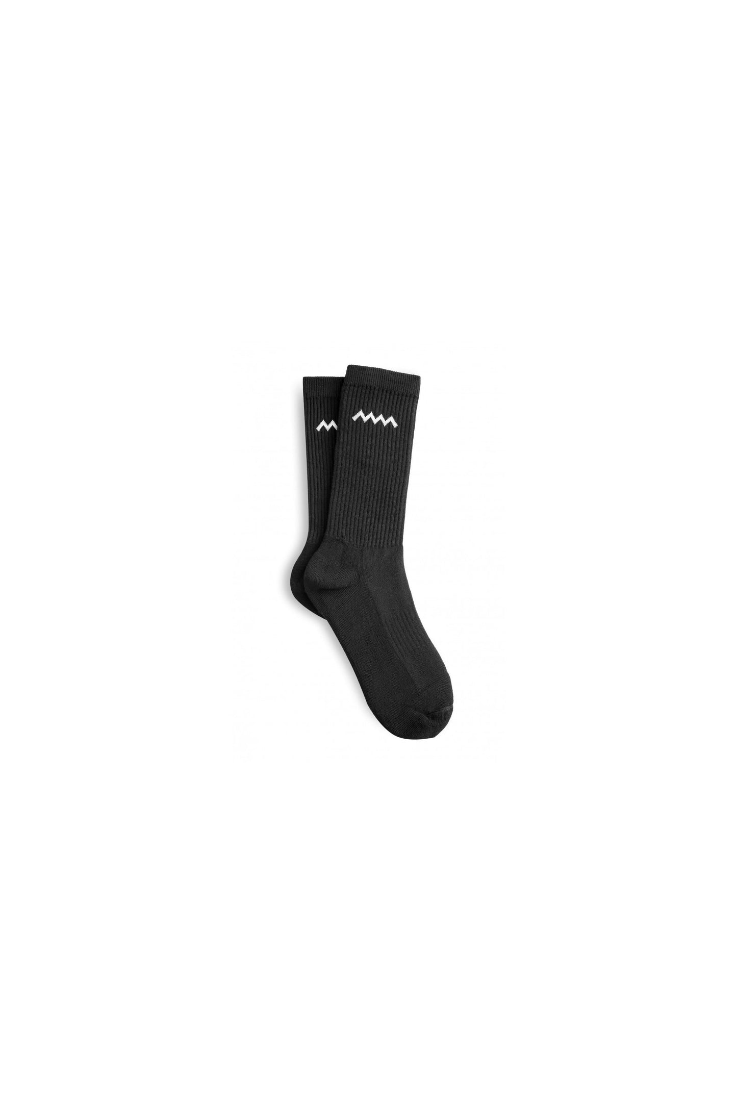 Lot de 2 paires de chaussettes Tandem stripes Black & White - Surf Inc.